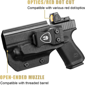 Warriorland Left Hand IWB Holster for Sig P365/P365XL, WLS-103/103G Compatible, Optic Ready Kydex (Holster Only)
