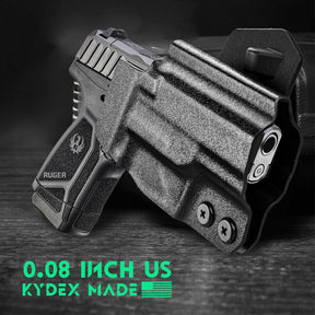 OWB Holster Optics Cut Fit Ruger Max-9 Pistol, Outside Waistband Open Carry Max 9 Holster with 1.75 Inch Paddle, Adj. Retention & Cant, Right Hand|WARRIORLAND WARRIORLAND