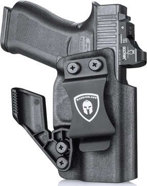 WARRIORLAND Kydex IWB Conceal Carry Holster for Glock 17/19/19X/43X MOS, Sig P365/P365X, Hellcat Pro/Hellcat, Taurus G2C/G3C, Glock 43/44/45 & G23/32 Gen 3-4, Optics Cut, 1.75" Metal Clip WARRIORLAND