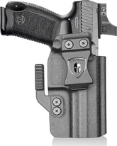 Canik TP9SF / TP9DA IWB Kydex Holster Optic Cut – with Concealment Claw, Adjustable Cant & Audible Click Retention, Inside Waistband Concealed Carry, Right Hand – WARRIORLAND