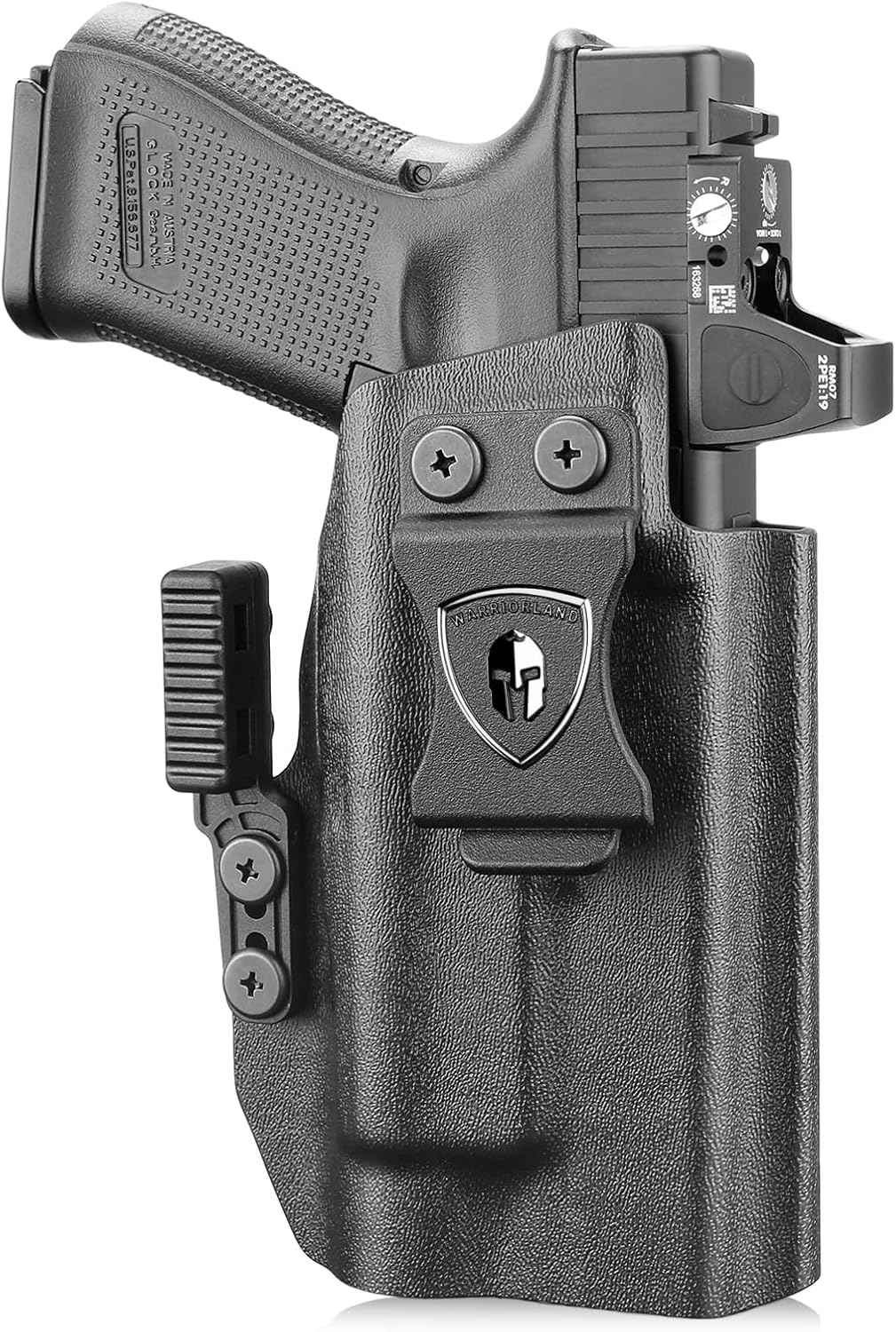Glock 17/19 Gen3-6 / G19X / 44/45 / G34 Gen4-5 IWB Kydex Holster w