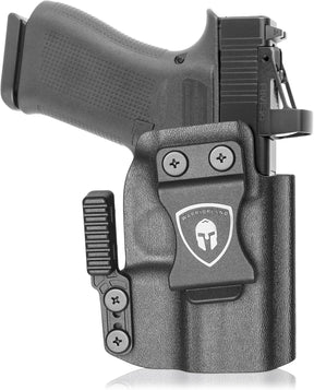 WARRIORLAND IWB Kydex Holster, Fit for Glock 43/43X/43Xmos, Claw& Optic Cut
