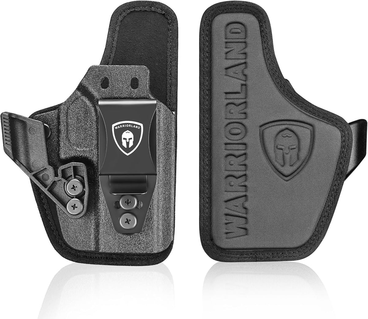 WARRIORLAND IWB Hybrid Holster for Glock 43X / 43X MOS / 43 / 48 MOS / G48 – Optic Cut, Right Hand, Adj. Height/Cant/Retention WARRIORLAND