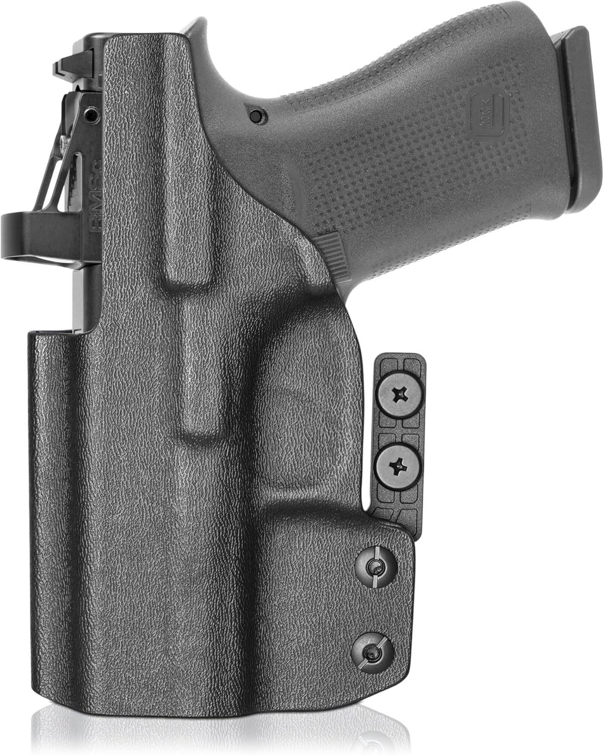 WARRIORLAND IWB Kydex Holster, Fit for Glock 43/43X/43Xmos, Claw& Optic Cut
