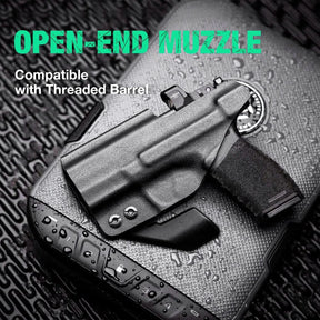 WARRIORLAND Hellcat Pro/Hellcat Kydex Holster with 1.75" Metal Clip for IWB Concealed Carry, Optics Cut, Adjustable Retention WARRIORLAND