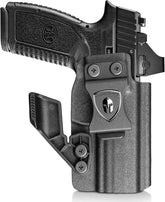 WARRIORLAND IWB Kydex Holster, Fit FN Reflex Adj. Cant & Retention | w/Optic Cut & Claw Options