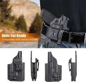 WARRIORLAND IWB Kydex Holster for Hellcat Pro OSP with TLR-7 X Sub or TLR-7 HL-X Sub, Light-Bearing Design, Optics Cut, Adjustable Cant & Posi-Click Retention, Right Hand Draw WARRIORLAND