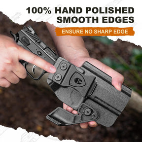 WARRIORLAND IWB Kydex Holster Compatible with CZ Shadow 2 Compact and CZ Shadow 2, Optic Cut & Claw, Inside Waistband Conceal Carry, Adj. Retention & Cant (Right Hand)