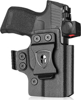 Sig P365 / P365X / P365 SAS IWB Kydex Holster w/Mini Claw - Appendix Concealed Carry, Adj. Cant & Retention, Audible Lock, Optics Cut Ready, Right Hand - WARRIORLAND