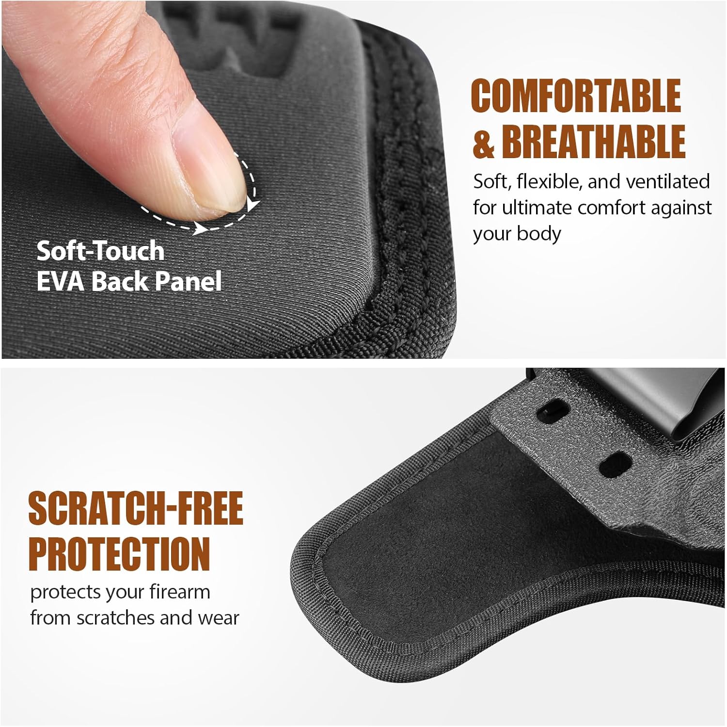 Taurus G2C / G3C / G3 / G2s / GX4 Carry / PT111 G2 / PT140 G2 IWB Hybrid Holster - WARRIORLAND Optic-Cut Right-Hand Concealed Carry, Adj. Height/Cant/Retention, Ultimate Comfort