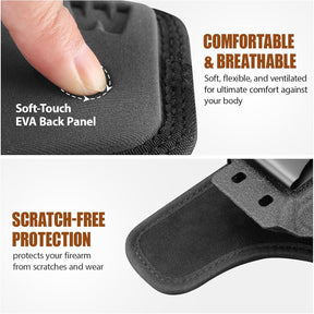 Taurus G2C / G3C / G3 / G2s / GX4 Carry / PT111 G2 / PT140 G2 IWB Hybrid Holster - WARRIORLAND Optic-Cut Right-Hand Concealed Carry, Adj. Height/Cant/Retention, Ultimate Comfort