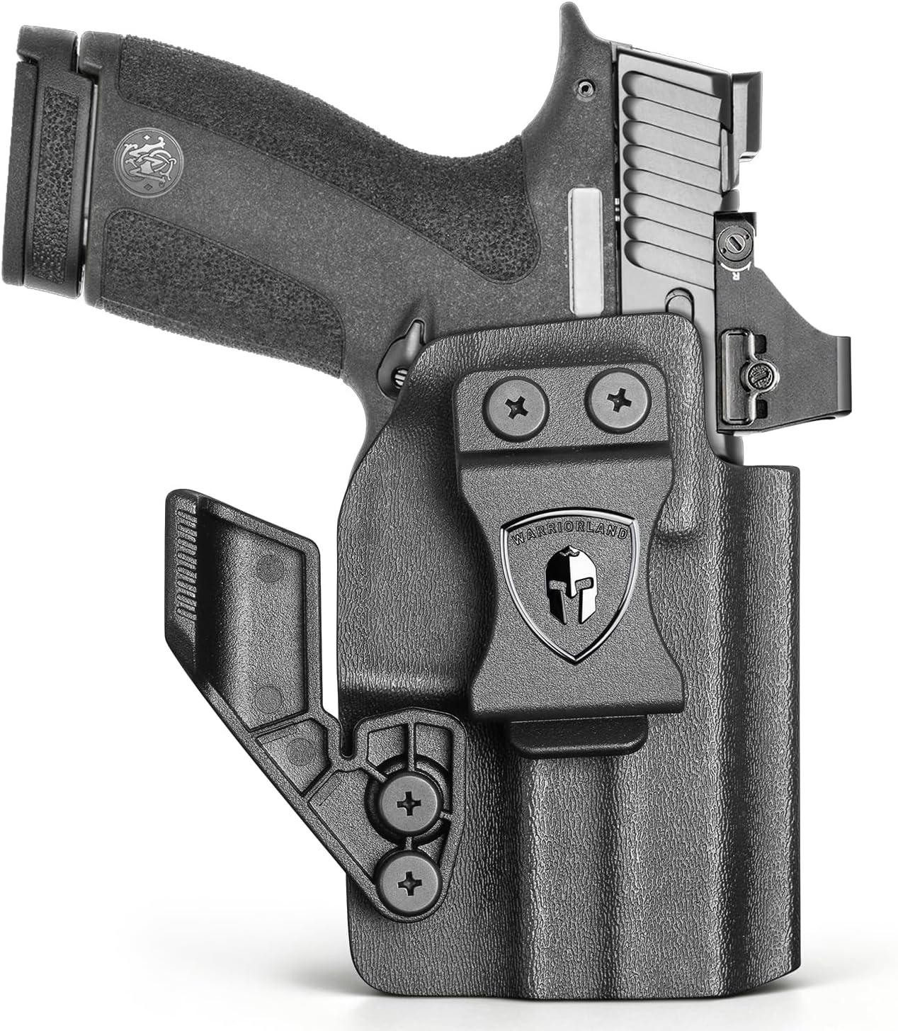 WARRIORLAND IWB Kydex Holster, Fits S&W M&P SHIELD X with Claw, Optic Cut, Adj. Retention