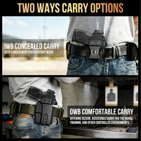 WARRIORLAND IWB & OWB Holster Fits Taurus G3C/ G2C/ G2S /G3 / G3C TORO w/Optic Cut, , Retention & Cant, w/ Concealment Claw, 1.5" Belt Clip & 2.0" OWB Paddle, Right Hand
