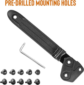 WARRIORLAND Level II Holster Retention Thumb Release Hood Kit - Impact-Resistant Polymer, Right/Left Hand Options, Compatible with Level II Holsters