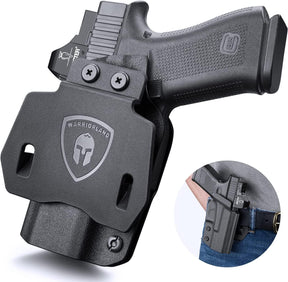 OWB Kydex Holster For Glock 43 / G43X & 43X MOS Pistol, 1.75 Optic Ready, Right Hand