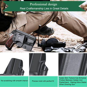 Kimber Micro 9 9mm Pistol Holster Kydex IWB Right/ Left Handed | WARRIORLAND WARRIORLAND