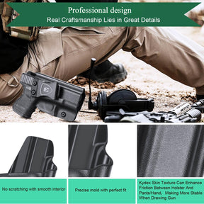 Glock 26 Gen 3-5/27/33 Gen 3-4 Kydex IWB Holster Right/ Left Handed | WARRIORLAND WARRIORLAND
