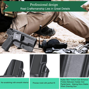 Glock 48 Kydex IWB Holster Concealed Carry Right/ Left Handed | WARRIORLAND WARRIORLAND