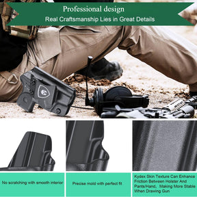 LCP 380 Holster Ruger KYDEX IWB Right/ Left Handed  | WARRIORLAND WARRIORLAND