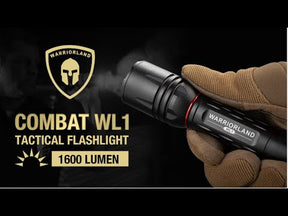 1600 Lumens Tactical Flashlight Included Rechargeable Battery, Compact Handheld Flashlight with 3 Modes, Max Beam Distance 473 Meters & IP68 Water Resistance