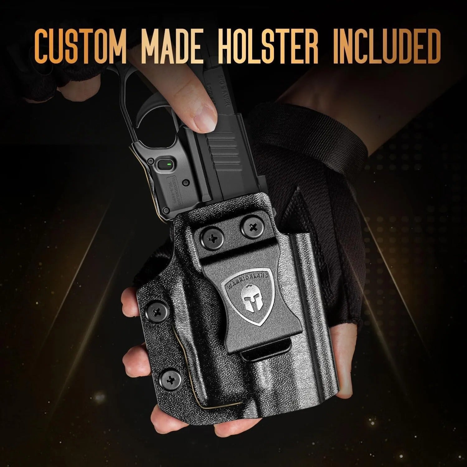 WLS-103G Green Laser Sight & Kydex Holster Tailored Green Fit Sig