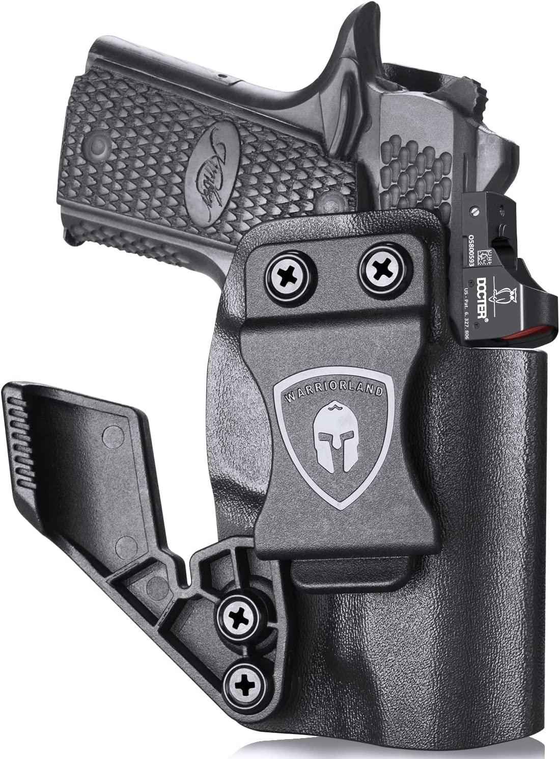 Azula Gun Holsters Iwb In The Waist Band Leather Concealed Carry Holster For Glock 48 9mm Pistol Black Right Hand