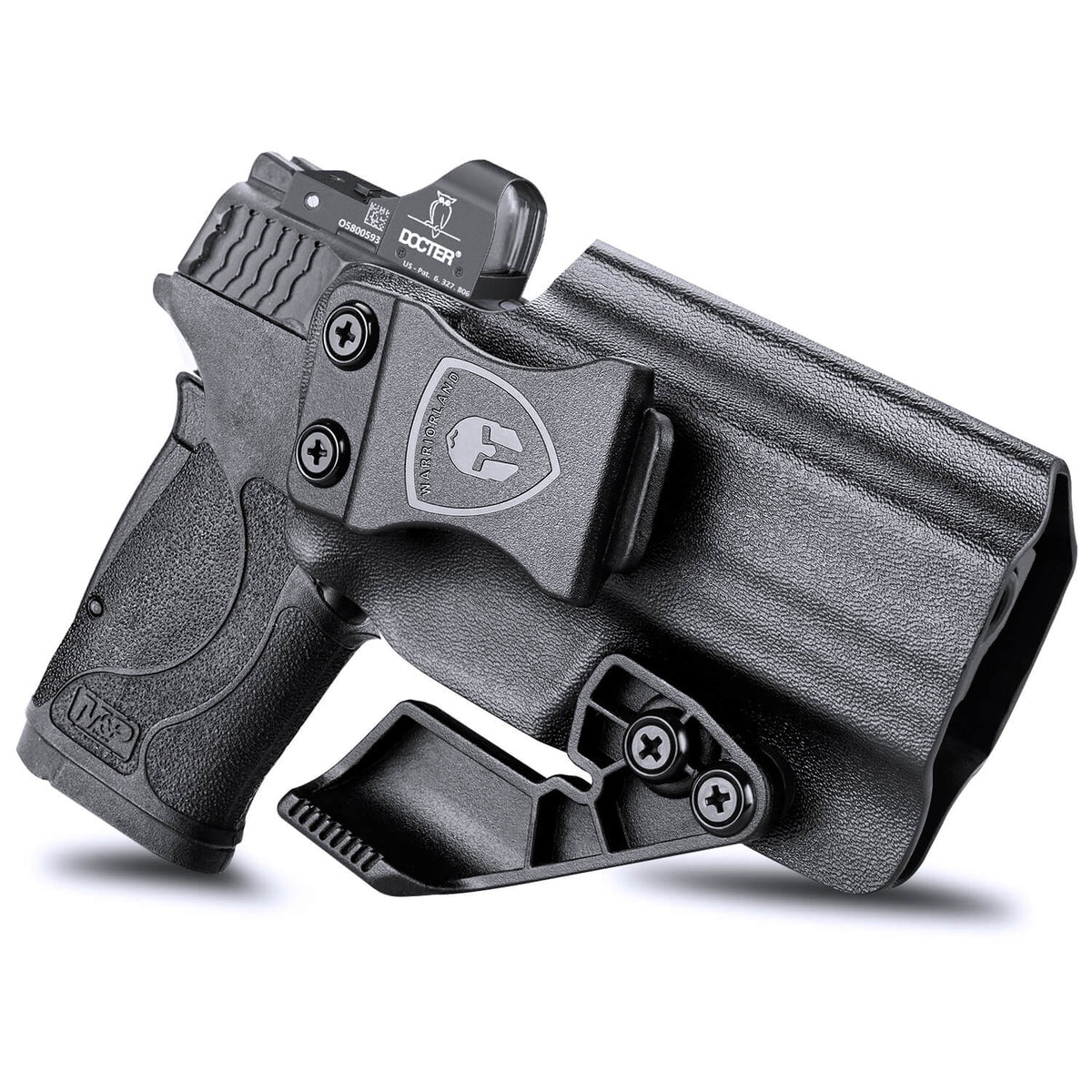 Smith & Wesson M&P Shield 9mm 380 EZ Kydex IWB Holster with Claw  for Fat Guys | WARRIORLAND