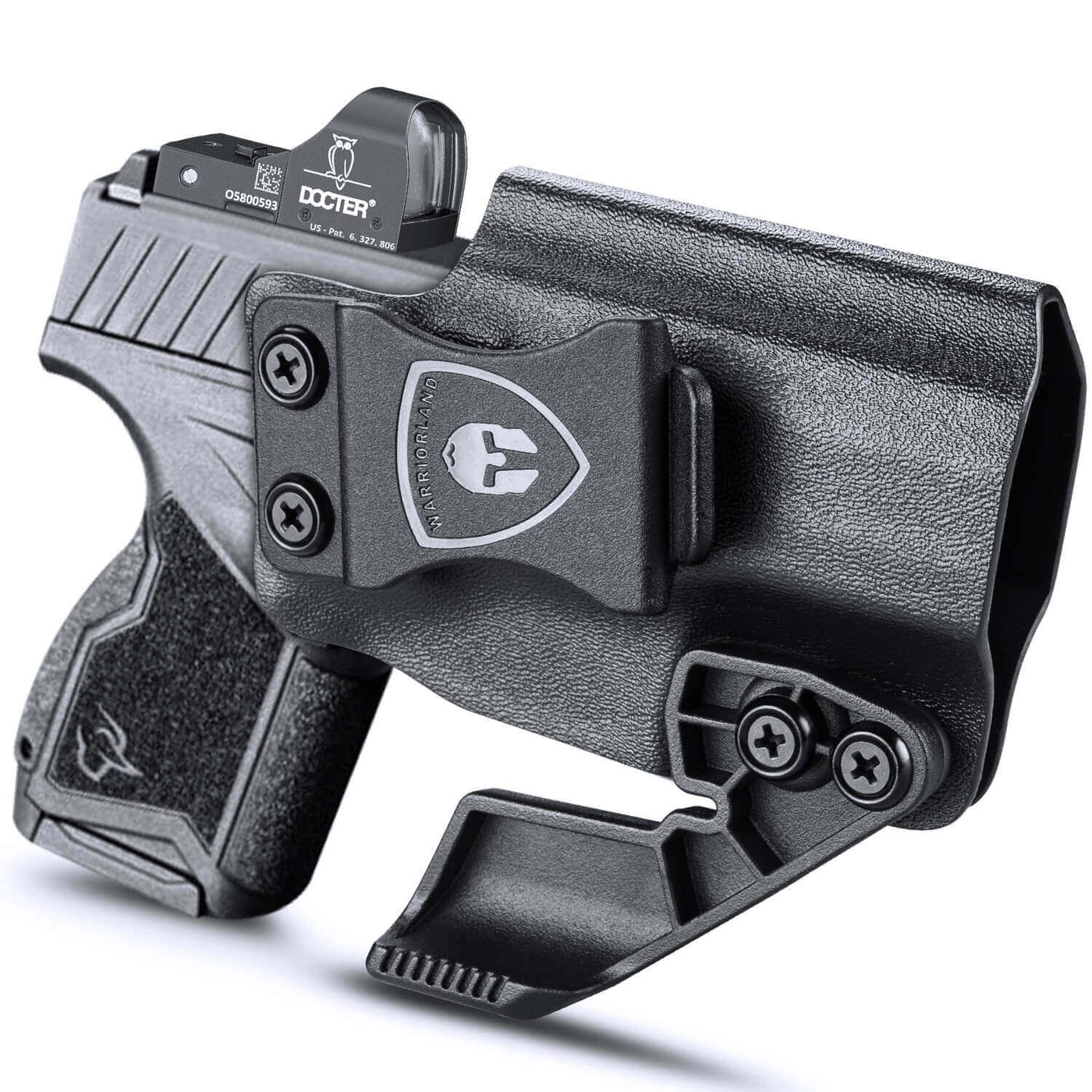 IWB Kydex Holster Fit Taurus GX4 / GX4 XL (Not Fit GX4 CARRY with Rail) with Claw Red Dot Optics Cut Trigger Guard Holsters for Fat Guys | WARRIORLAND WARRIORLAND