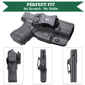 Glock 26 Gen 3-5/27/33 Gen 3-4 Kydex IWB Holster Right/ Left Handed | WARRIORLAND