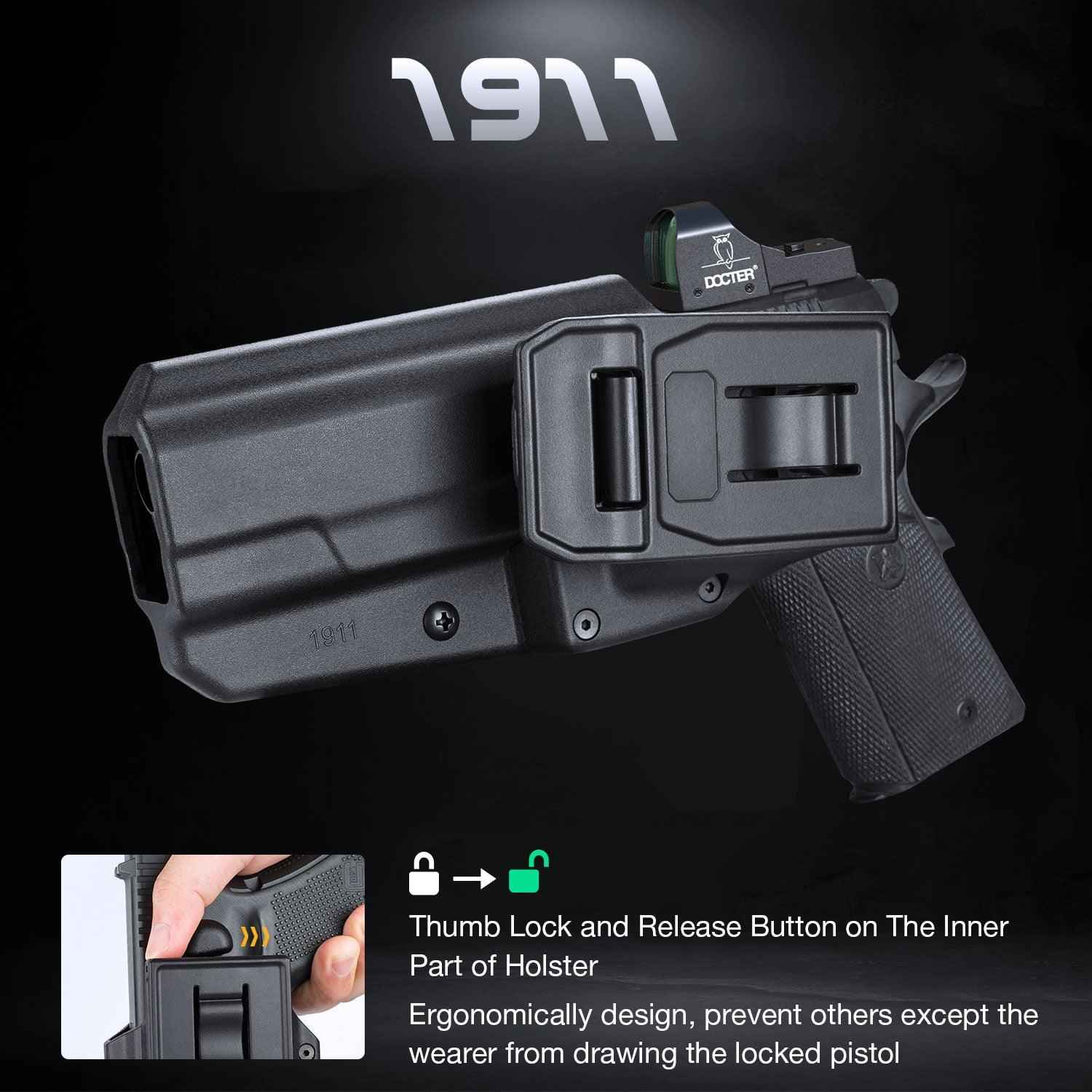 Universal Holster, Retention for Glock, CZ, Sig, S&W, Beretta Universal Holster, Retention for Glock, CZ, Sig, S&W, Beretta