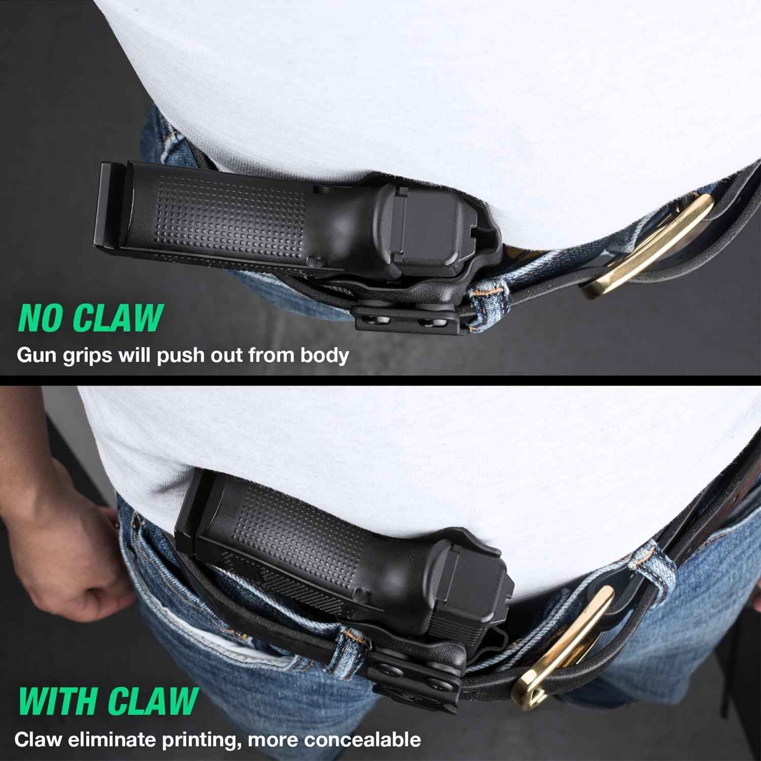 thumbnail image 2 of WARRIORLAND IWB Clear Kydex Holster Optic Cut & Claw For Taurus G2C/G3C/PT111/PT140 2 of 5