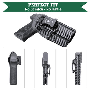 Ruger Security 9mm Compact Holster IWB Carbon Fiber Kydex | WARRIORLAND