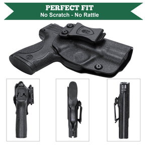 Kydex IWB Holster for Smith & Wesson M&P Shield/Plus/ .40 Pistol Right/ Left Handed | WARRIORLAND