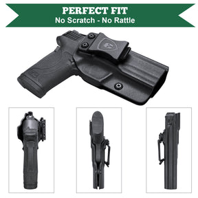 Kydex IWB Holster for Smith & Wesson M&P Shield 9mm EZ Right/ Left Handed | WARRIORLAND