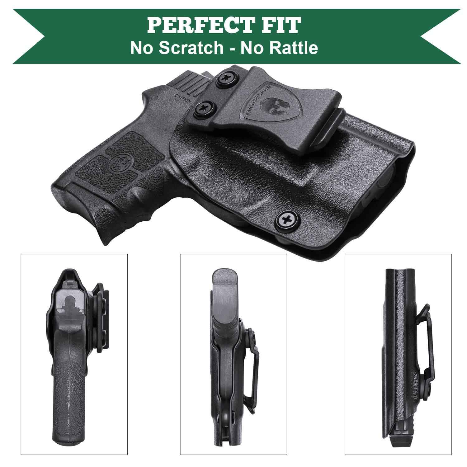 Kydex IWB Holster for Smith & Wesson S&W M&P Bodyguard 380