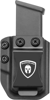 Universal Mag Carrier IWB OWB with 1.75 Inch Steel Clip 9mm/.40/.45ACP/.380 Single Double Stack