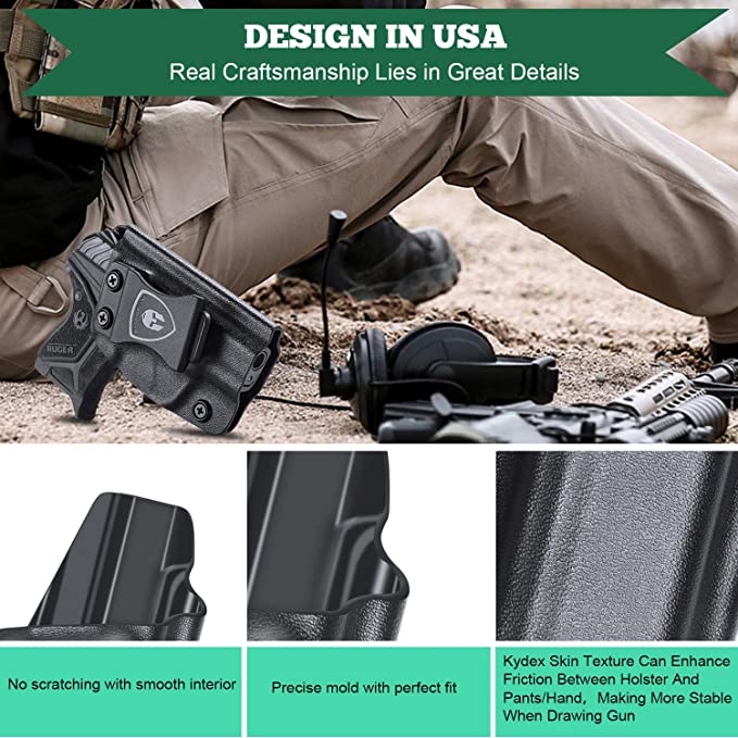 Mission First Tactical Ruger LCP II Inside/Outside the Waistband