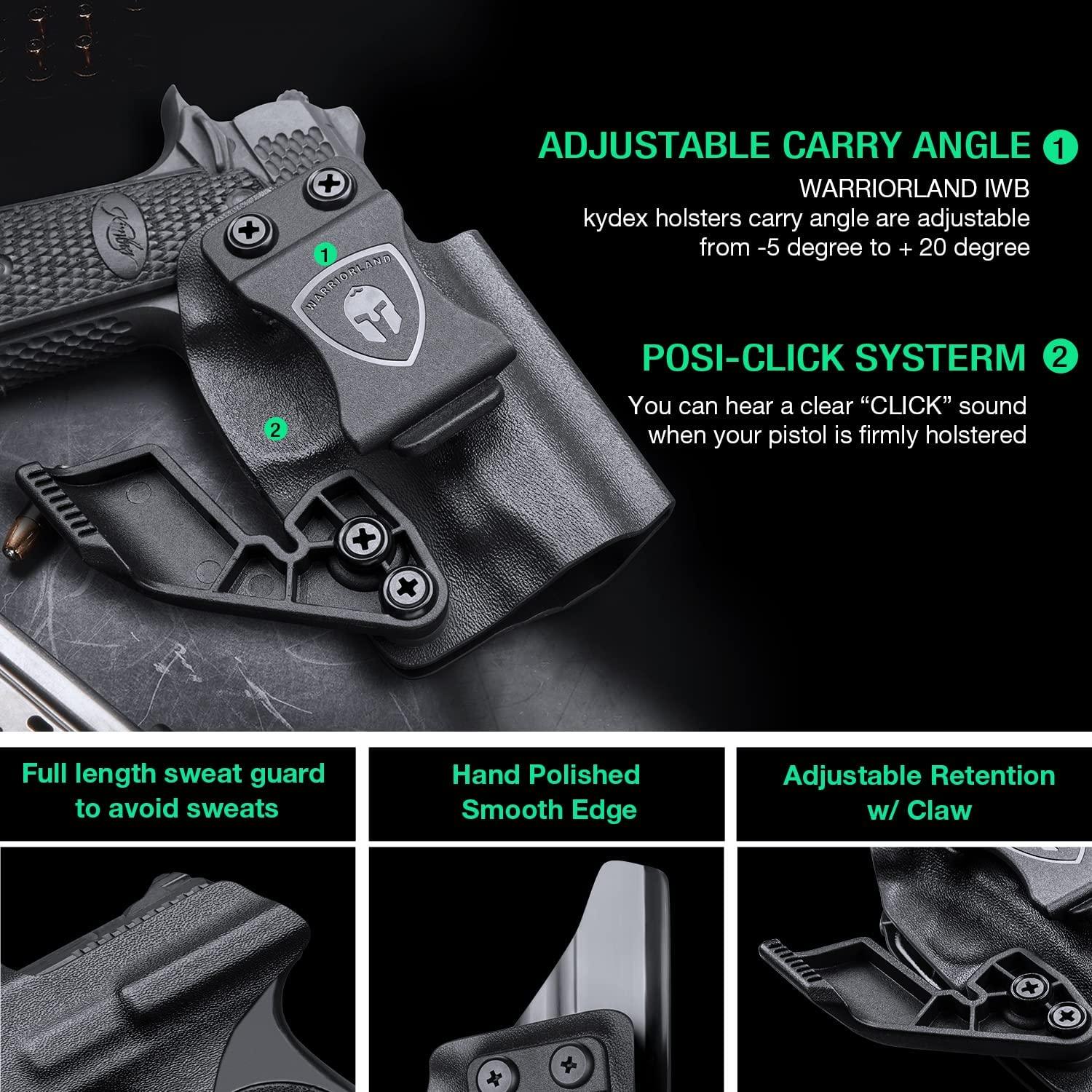 Kimber Micro 9mm IWB Holster with Claw Attachment and Optic Cut | Right Hand