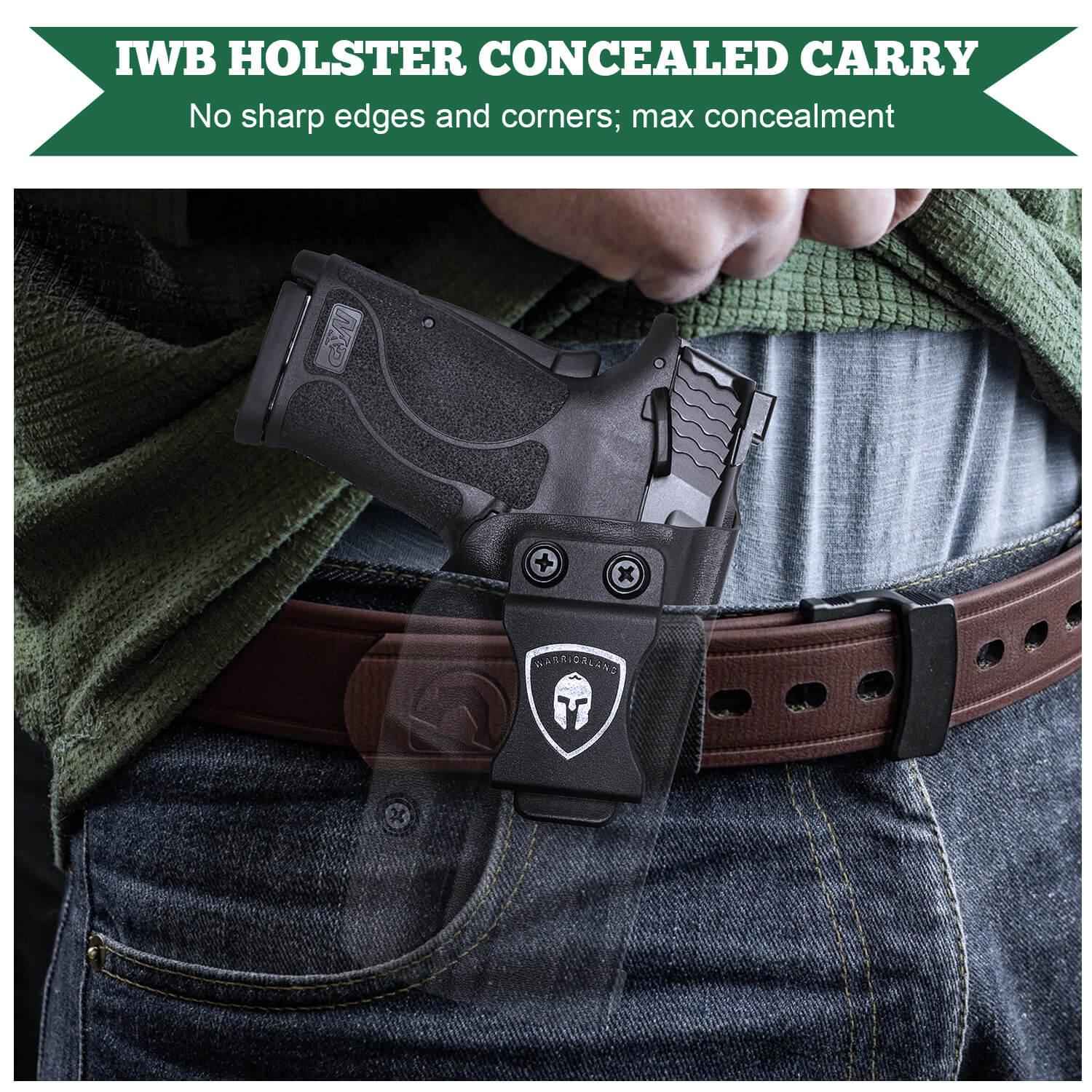 Kydex IWB Holster for Smith & Wesson M&P Shield 9mm EZ Right/ Left