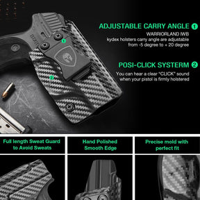 Carbon Fiber Kydex Ruger LC9 LC9S EC9S LC380 Holster IWB | WARRIORLAND