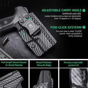 Ruger Security 9mm Compact Holster IWB Carbon Fiber Kydex | WARRIORLAND