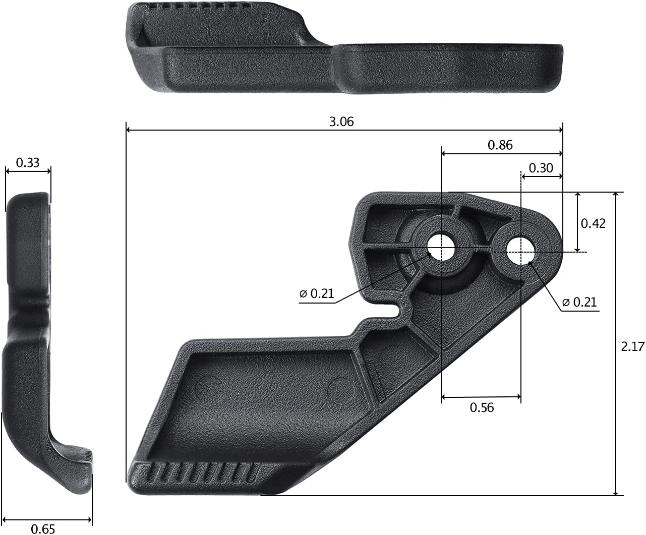 Claw Kit Concealed Carry Wing Only For Warriorland Metal Belt Clip IWB Holsters
