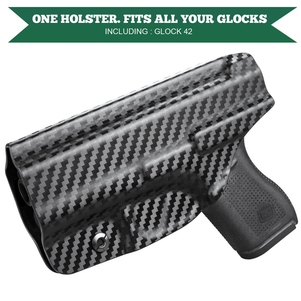 Carbon Fiber Kydex IWB Holster for Glock 42 | WARRIORLAND