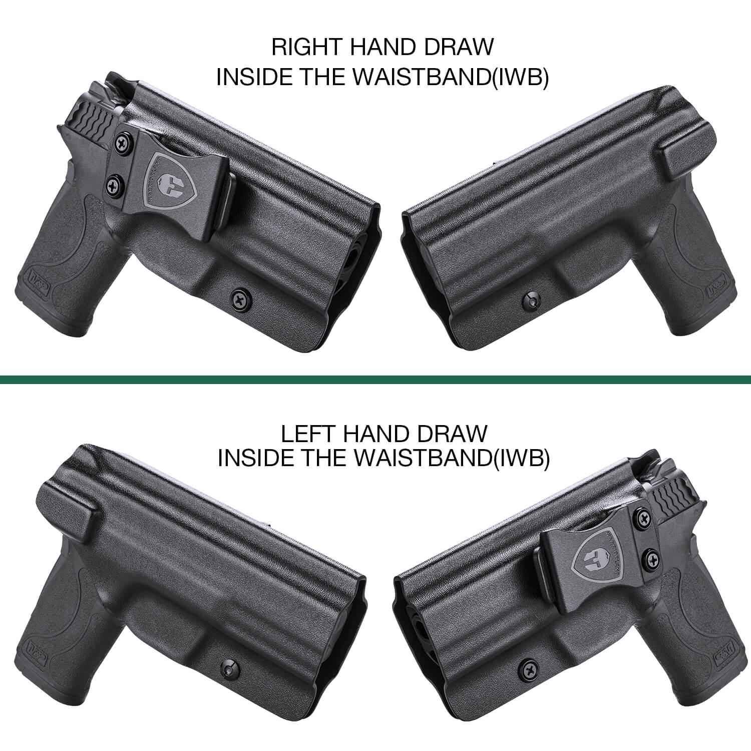 Kydex IWB Holster for Smith & Wesson M&P Shield 9mm EZ Right/ Left
