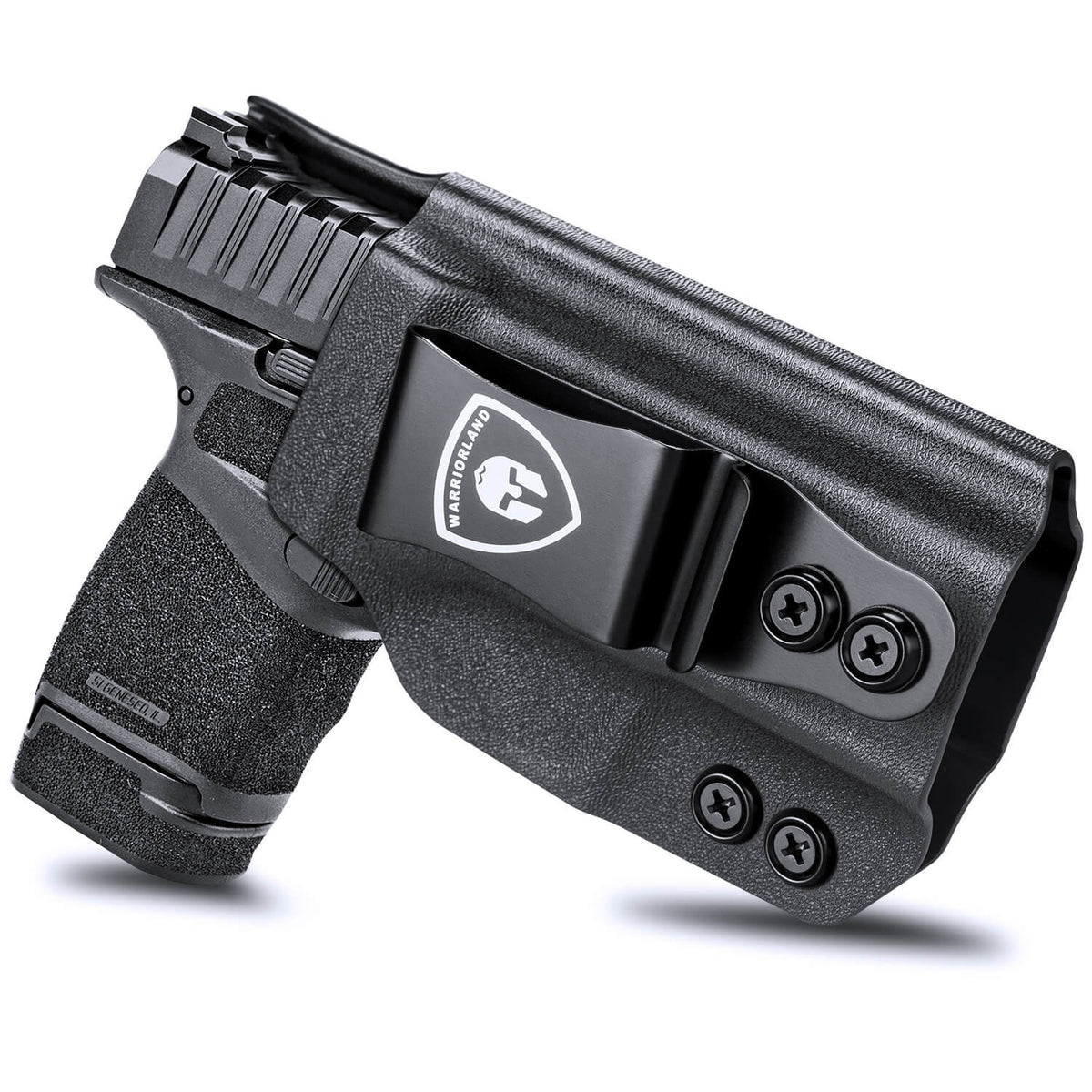 Comfortable Holster for Springfield Armory Hellcat/ Pro Kydex IWB Adjustable Ride Height Metal Belt Clip | WARRIORLAND