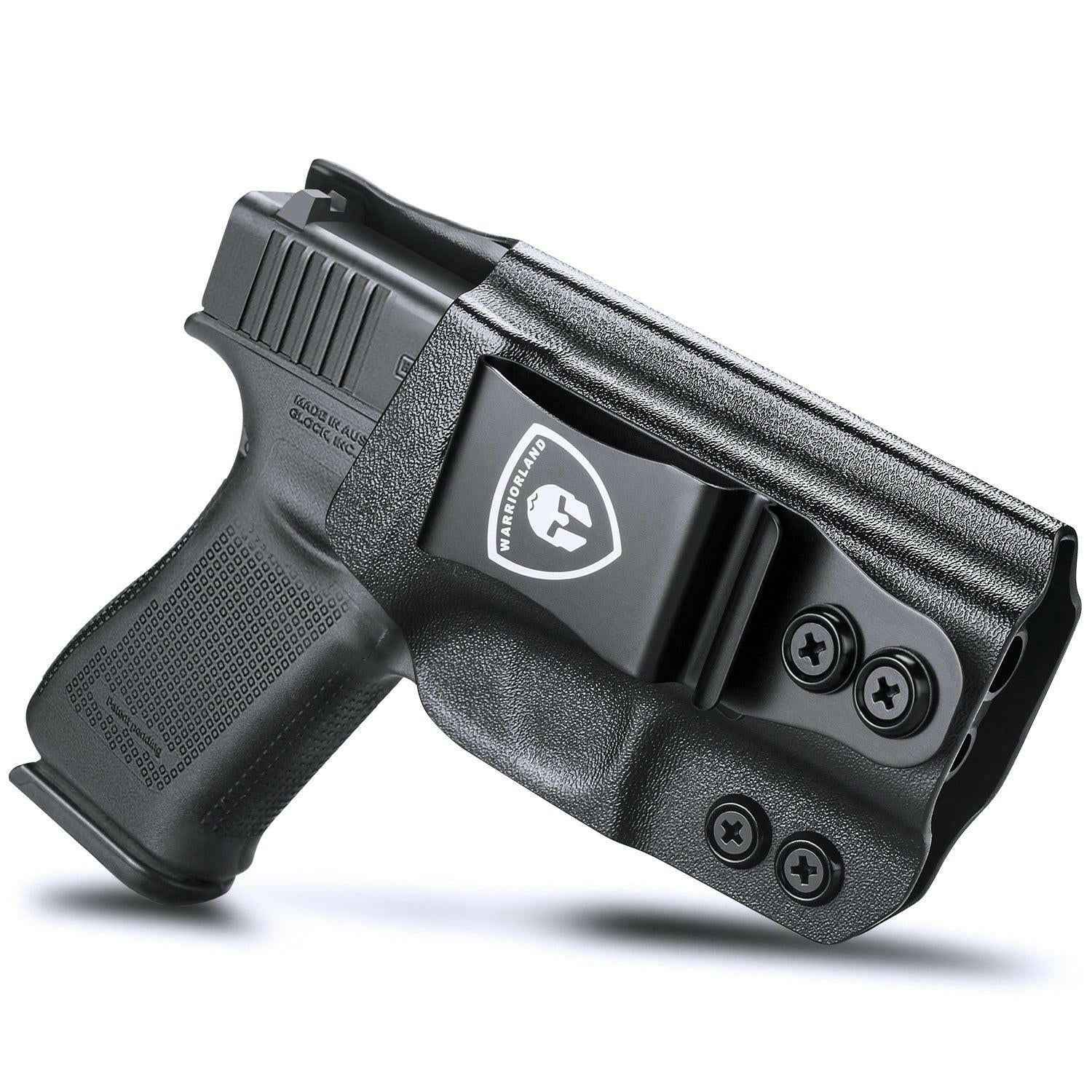 IWB Kydex Glock 43 Holster - Adjustable Ride Height & Metal Clip