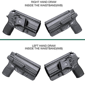 Carbon Fiber Kydex Holster Sig Sauer P320 Full Size Compact P320X Carry Pistol | WARRIORLAND