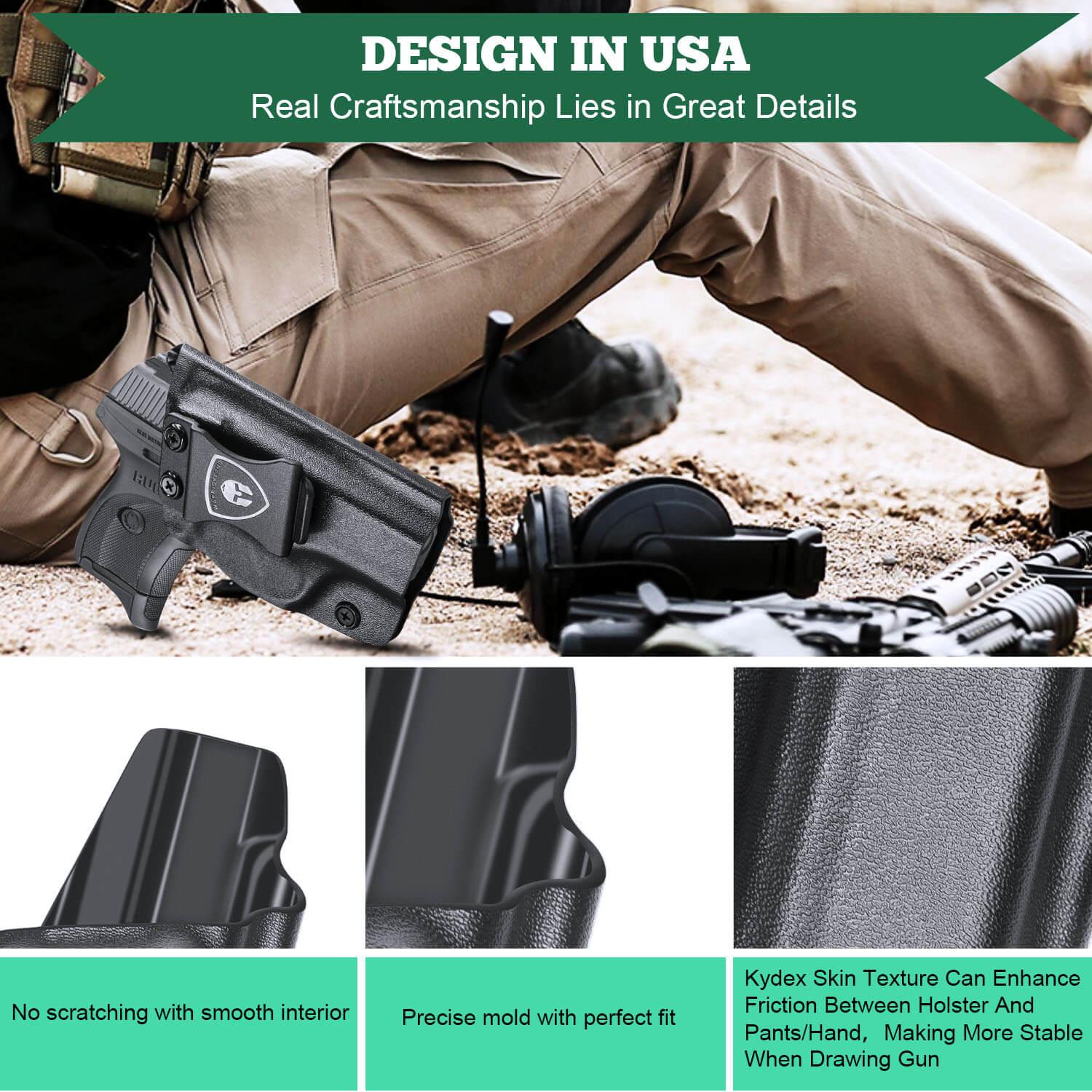 Kydex IWB Holster for Ruger LC9 LC9S EC9S LC380 Right/ Left Handed | WARRIORLAND