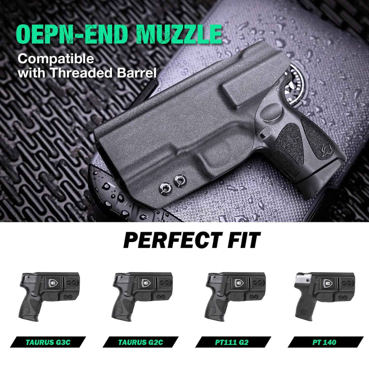 Taurus G2C/G3C/ Taurus Millennium G2 PT111/PT140 Polymer IWB Holster | polymerholster Taurus G2C/G3C/ Taurus Millennium G2 PT111/PT140 Polymer IWB Holster | polymerholster