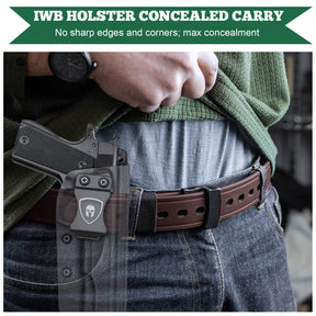 IWB Kydex Holster for 1911  .45 ACP Pistol No Rail Concealed Carry Right/ Left Handed | WARRIORLAND